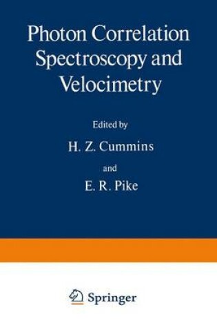 Cover of Photon Correlation Spectroscopy and Velocimetry