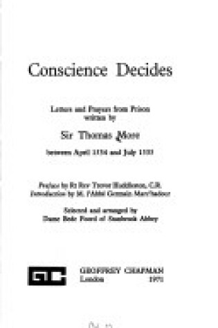 Cover of Conscience Decides