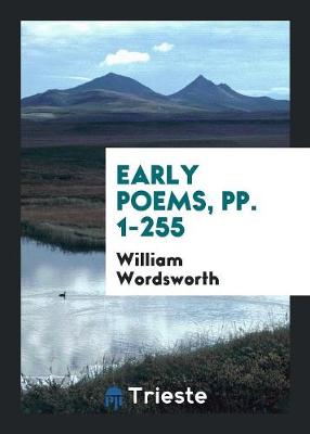 Book cover for Early Poems by William Wordsworth