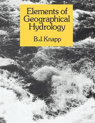 Book cover for Elements of Geographical Hydrology