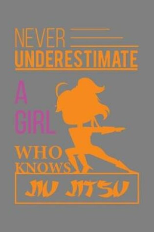 Cover of Never Underestimate A Girl Who Knows Jiu Jitsu