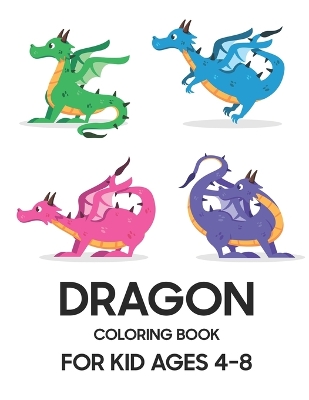 Book cover for Dragon Coloring Book