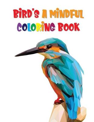 Book cover for Bird's A Mindful Coloring Book