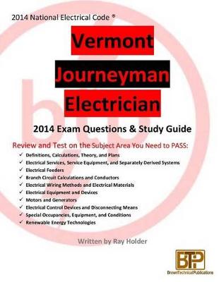 Book cover for Vermont 2014 Journeyman Electrician Study Guide