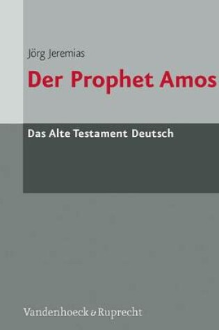 Cover of Der Prophet Amos, Der