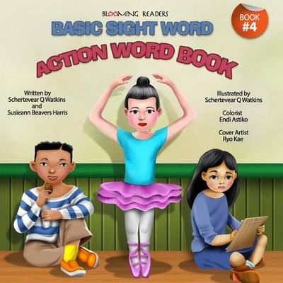 Book cover for Blooming Readers-Basic Sight Word Action Word Book