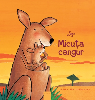 Book cover for Micuța cangur (Little Kangaroo, Romanian)