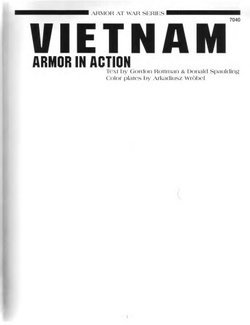 Book cover for Vietnam Armor in Action