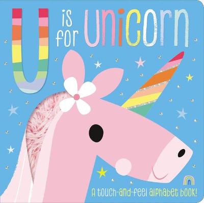 Book cover for Board Book U is for Unicorn