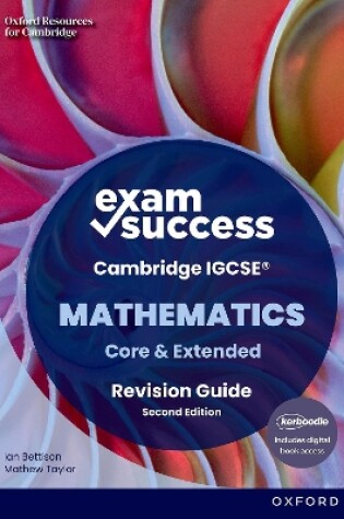 Cover of Exam Success in Cambridge IGCSE Mathematics: Second Edition