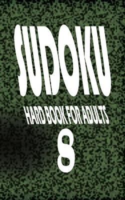 Book cover for sudoku hard book for adults 8