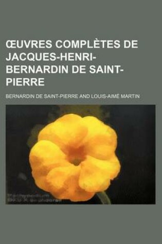 Cover of Uvres Completes de Jacques-Henri-Bernardin de Saint-Pierre (6)