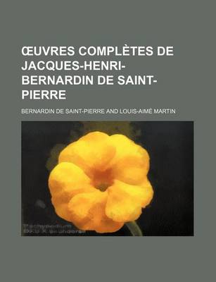 Book cover for Uvres Completes de Jacques-Henri-Bernardin de Saint-Pierre (6)