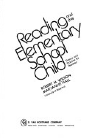 Cover of Reading and the Elementary School Child