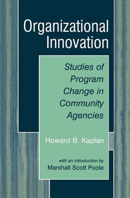Book cover for Organizational Innovation
