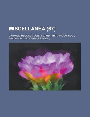 Book cover for Miscellanea Volume 2 (Volume 2)