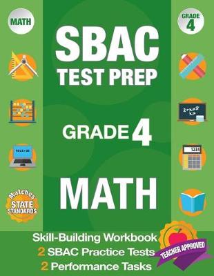 Book cover for Sbac Test Prep Grade 4 Math