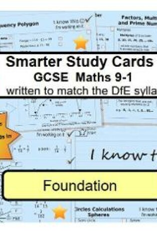 Cover of Smarter Study Cards - GCSE Maths 9-1