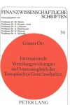 Book cover for Internationale Verteilungswirkungen Im Finanzausgleich Der Europaeischen Gemeinschaften