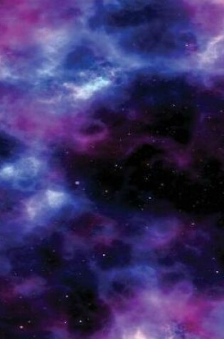 Cover of Nebula Purple Blue Galaxy Notebook