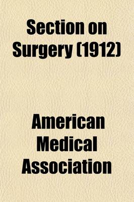 Book cover for Section on Surgery (1912)