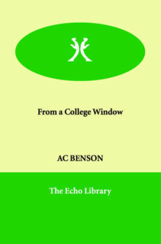 Cover of From a College Window