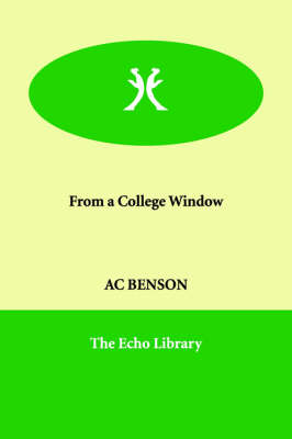 Book cover for From a College Window