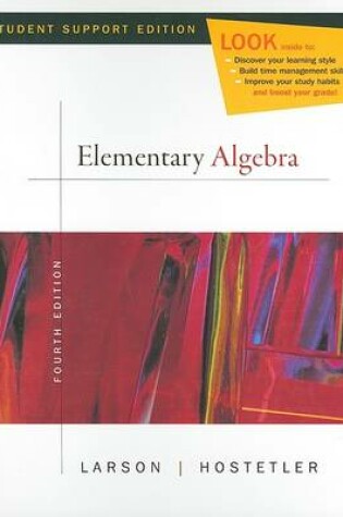 Cover of Elementary Algebra