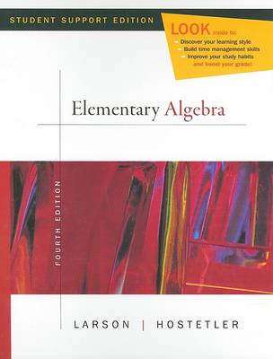 Book cover for Elementary Algebra