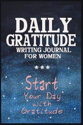 Book cover for Daily Gratitude Writing Journal for Women