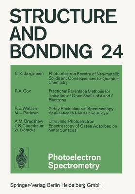 Book cover for Photoelectron Spectrometry