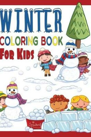 Cover of Winter Coloring Book For Kids