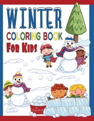 Book cover for Winter Coloring Book For Kids