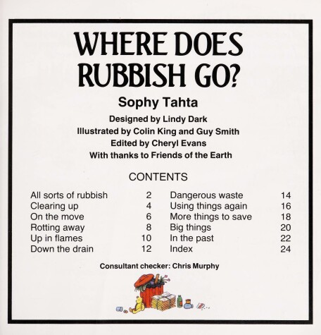 Cover of Where Does Rubbish Go to?