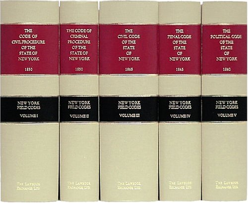 Cover of New York Field Code Series