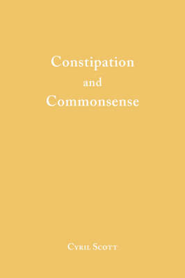 Book cover for Constipation and Commonsense