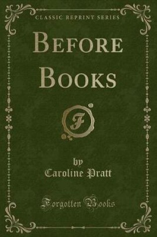 Cover of Before Books (Classic Reprint)