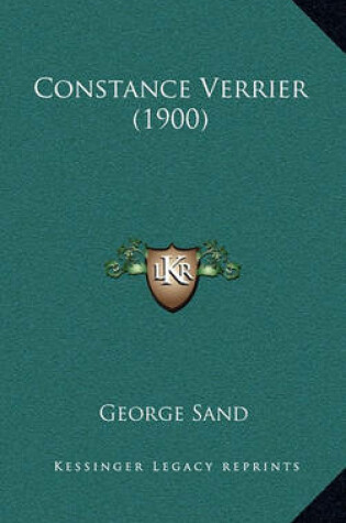 Cover of Constance Verrier (1900)