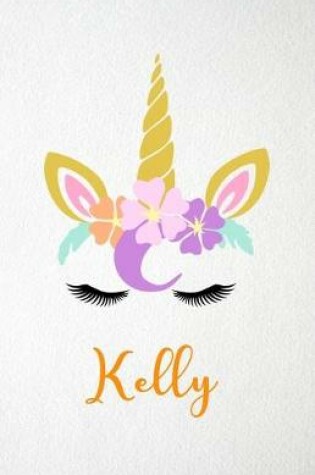 Cover of Kelly A5 Lined Notebook 110 Pages