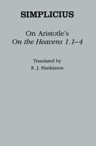 Cover of On Aristotle's "On the Heavens 1.1-4"