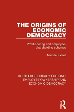 Cover of The Origins of Economic Democracy