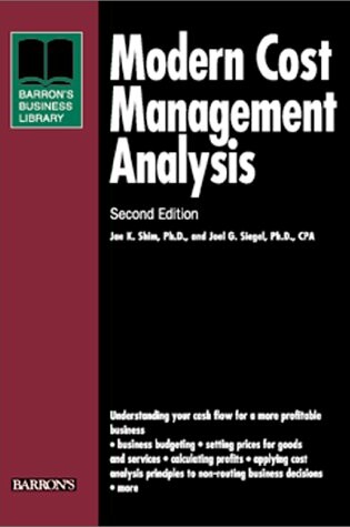Cover of Modern Cost Management Analysis