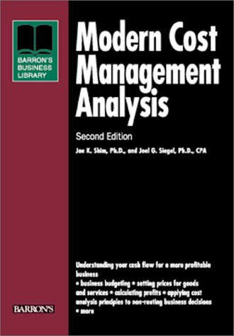 Cover of Modern Cost Management Analysis