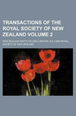 Cover of Transactions of the Royal Society of New Zealand Volume 2