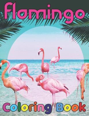 Book cover for Flamingo coloring book