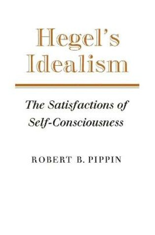Cover of Hegel's Idealism