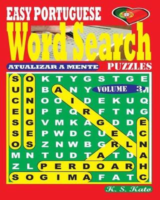 Book cover for EASY PORTUGUESE Word Search Puzzles. Vol. 3