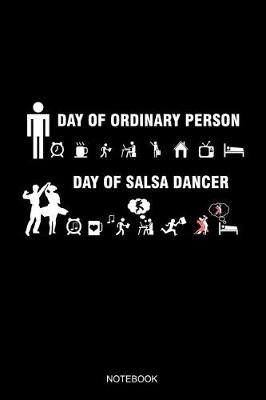 Book cover for Day Of Salsa Dancer Notebook