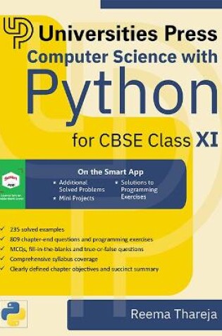 Cover of Computer Science with Python for CBSE Class XI