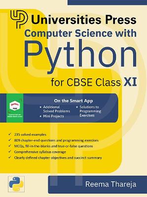 Book cover for Computer Science with Python for CBSE Class XI